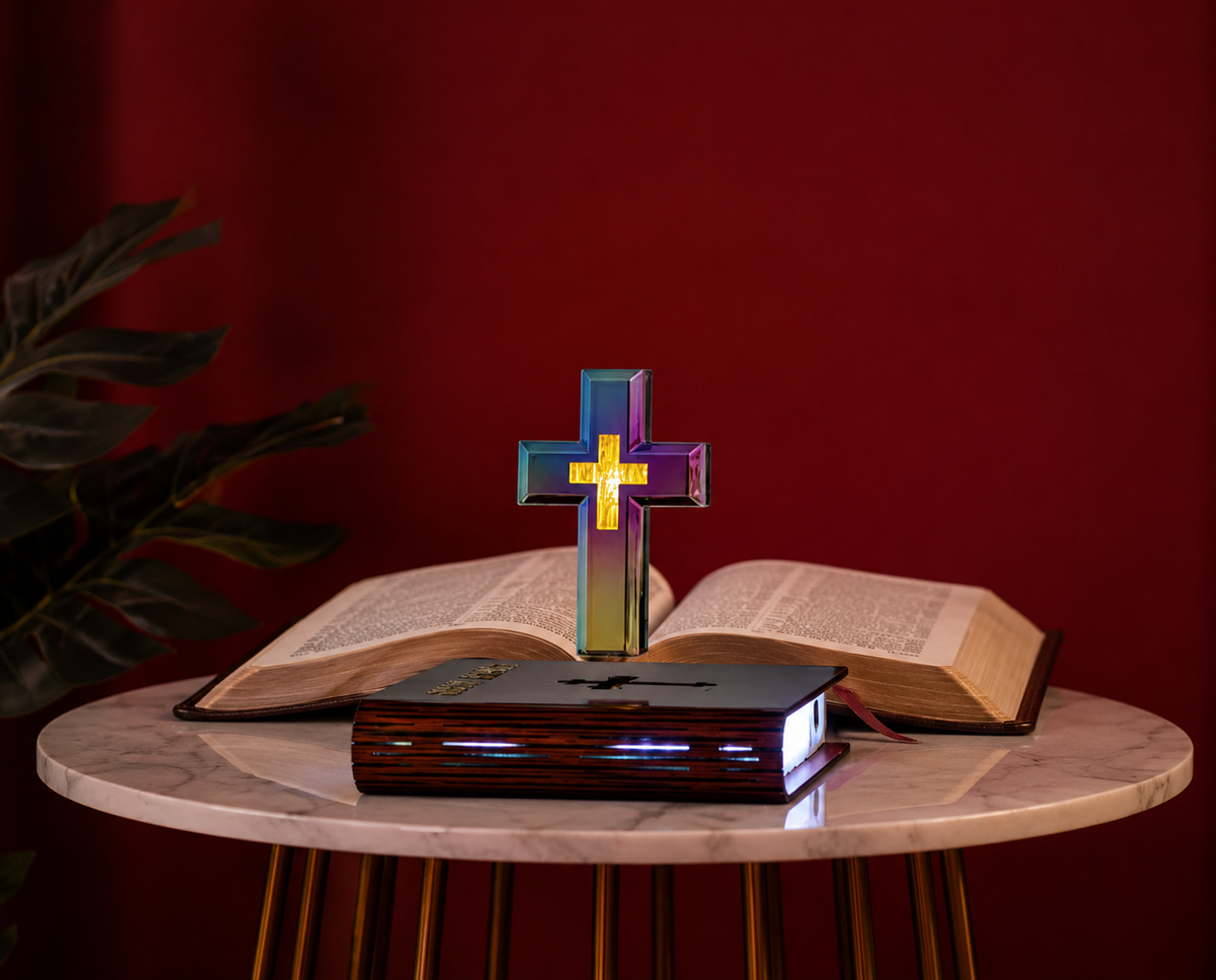 Lámpara Biblica flotante
